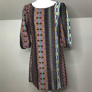 Francesca’s Southwest Boho Shift Dress